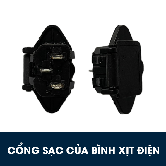 Cổng sạc của bình xịt điện