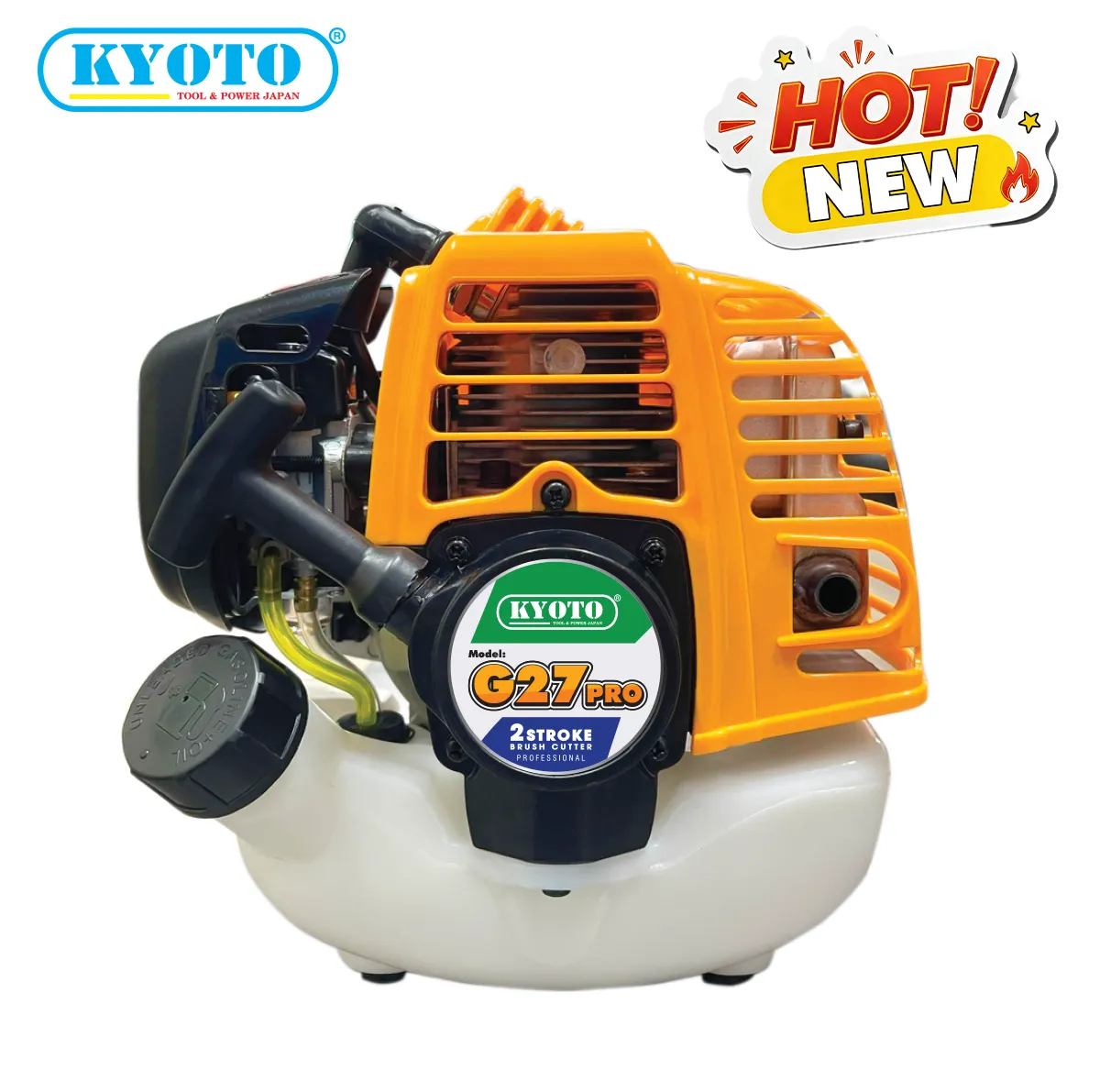 Máy Cắt Cỏ KYOTO G27 PRO 2 Thì – Nòng 34mm, Giật Trợ Lực