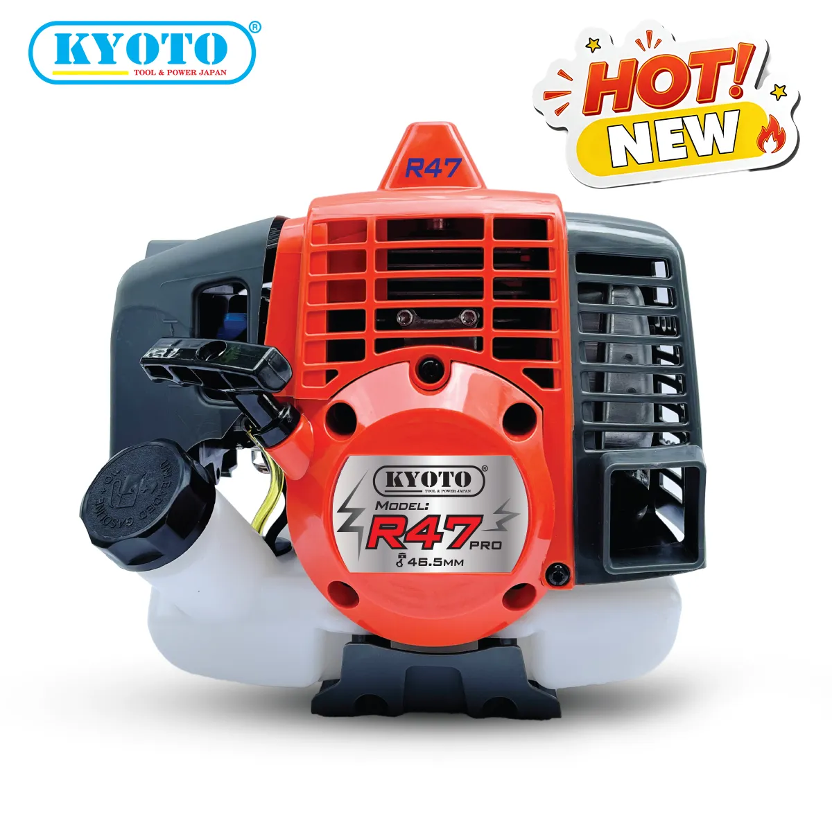 Máy Cắt Cỏ KYOTO R47 PRO Nòng 46.5mm, Bố Côn KSK Nhật